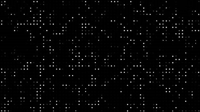 Halftone dots background animation. Abstract grayscale dot pattern background texture.
Dynamic stop motion animation with halftone dots and grunge textures. Digital dots gradient animation.