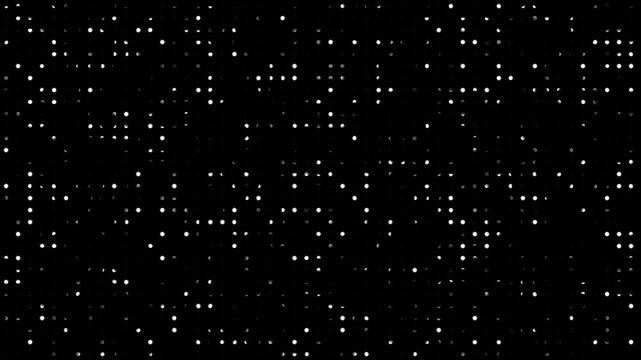 Halftone dots background animation. Abstract grayscale dot pattern background texture.
Dynamic stop motion animation with halftone dots and grunge textures. Digital dots gradient animation.