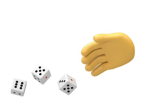 Man throws dice.Template for gambling.Throwing dice.Red dice on the table.Man avid person.Gambler concept.Playing in hand.Supports PNG files with transparent backgrounds.
