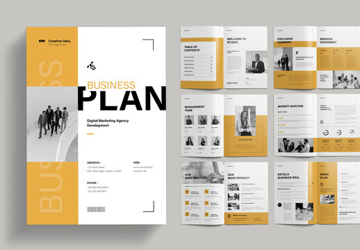 Business Plan Brochure Template