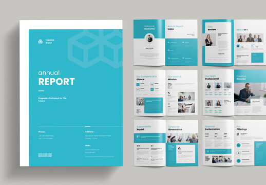 Annual Report Brochure Template