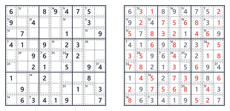 Minimalist black and white sudoku grid_2