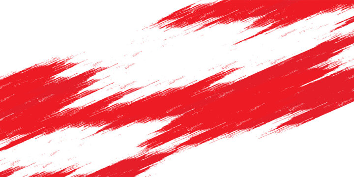 Straight red ink vector lines pack. Bloody color long and round hand-drawn brushstroke text highlights, frames, circles. Asian calligraphy brushstroke set.