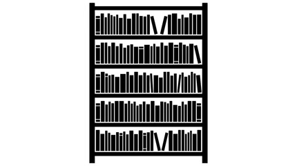 Bookshelf filled with rows of literature stands as a classic symbol of academic research and organized knowledge management. © Mezzy