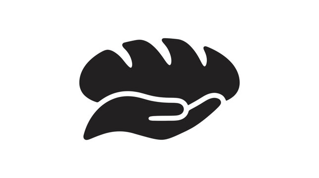 Bread loaf held carefully in a human hand symbolizes the importance of food security, community support, and the provision of basic nutritional needs.
