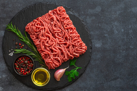 fresh raw beef minced meat