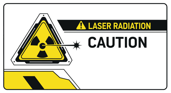 Laser Radiation Caution Warning Safety Sign