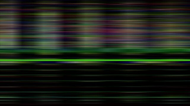 Broken LCD screen effect with video noise and digital distortion.