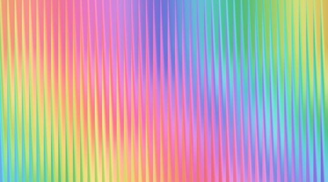 Vibrant rainbow colored gradient background with vertical lines pattern