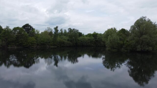 Lake and Nature in Kassel Germany