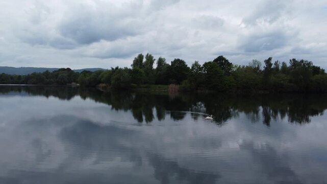 Lake and Nature in Kassel Germany