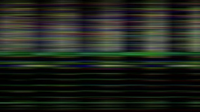 Effects such as noise and glitches. Image of a broken LCD screen.

