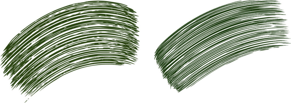 A deep olive drab paint roller with thick viscous ridges stands out starkly against a pure white background, ensuring maximum contrast for high-quality vector tracing