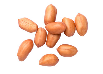 Obraz premium peanuts isolated on white background