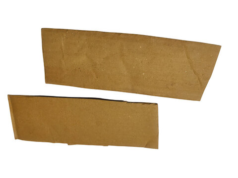 Three brown wooden planks arranged in a staggered formation