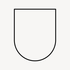 Obraz premium Geometric shape logo element design