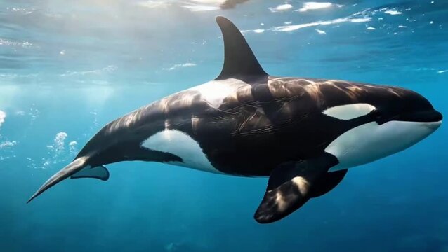 Orca in the sea