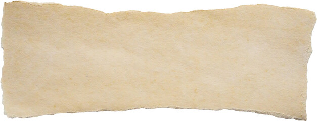 Obraz premium piece of old vintage paper tear isolated on white background