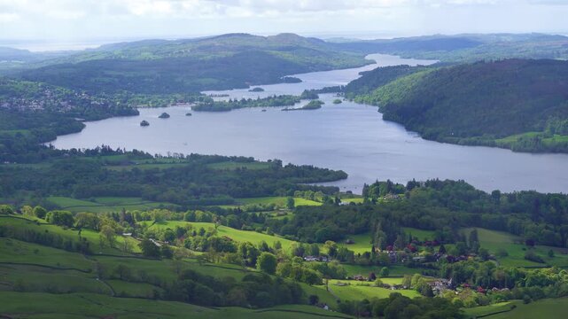 Windermere lake from wansfell pike