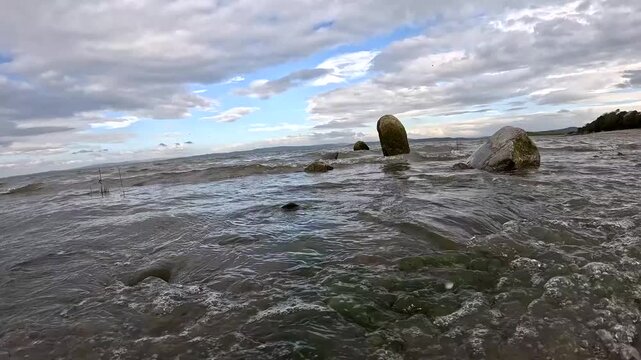 Mud flats at morecambe bay
