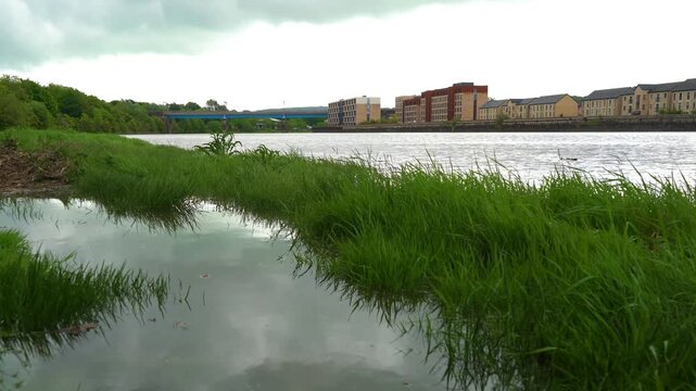 High tide over the grassland