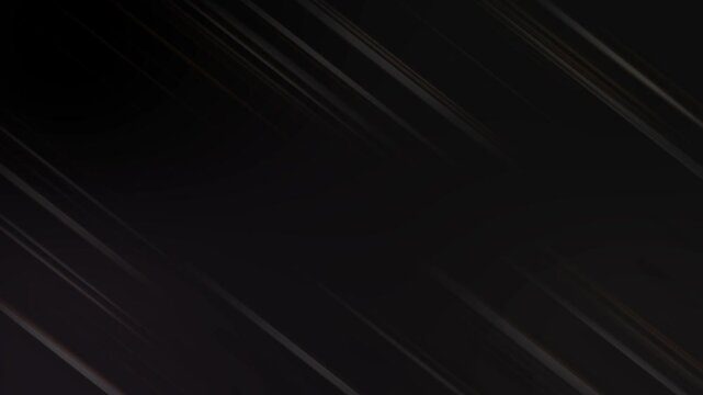 Abstract diagonal streaks animation on black gradient background, dynamic glowing stripe motion effect, futuristic speed lines seamless loop video backdrop