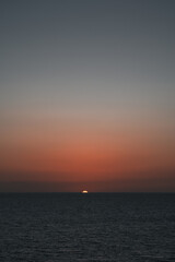 Fototapeta premium Scenic ocean sunset at Maspalomas beach Gran Canaria