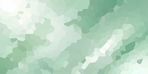 Abstract green background with triangles forming a seamless geometric camouflage pattern for a modern military textile design vector. © ATIA