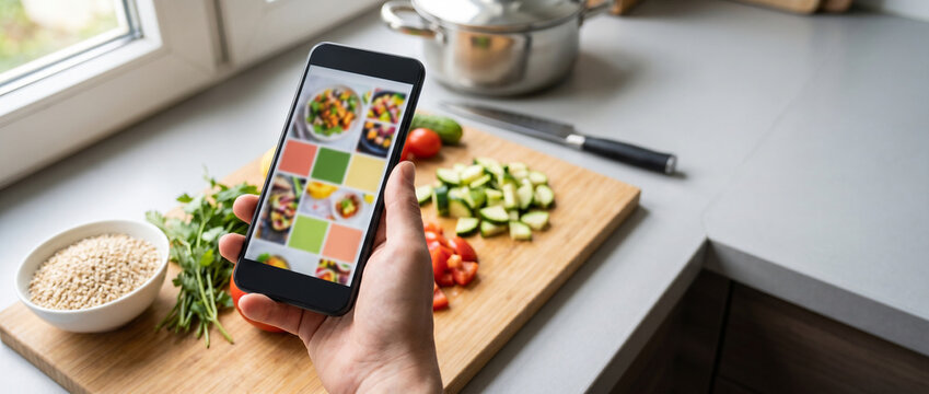 Meal planning directed by mobile recommendation content
