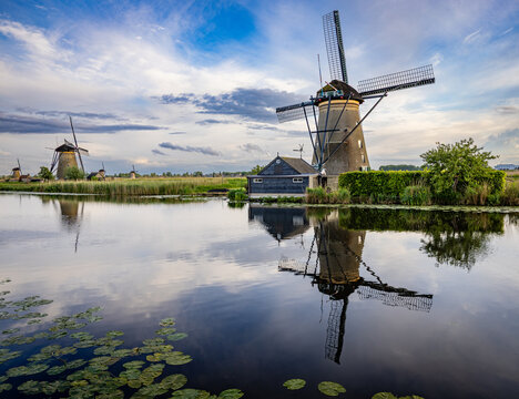 Die Windm&uuml;hlen von Kinderdijk
