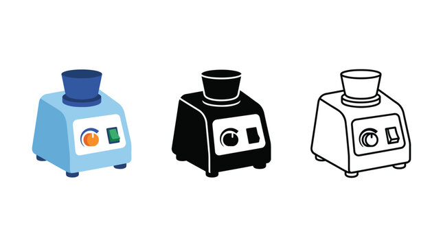 Laboratory vortex mixer for sample preparation and research purposes icon.