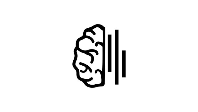 dissonance symbol, black isolated vector silhouette