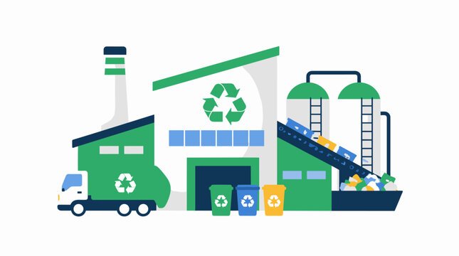 Recycling Facility And Waste Management Operation.