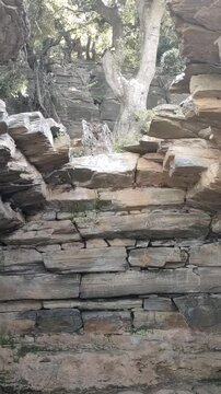 The Dragon houses of Styra, (Greek: &Delta;&rho;&alpha;&kappa;ό&sigma;&pi;&iota;&tau;&alpha;, Drakospita), are three prehistoric ruined buildings found in the south of Evia island, Greece, built of massive unmortared stone blocks with large slab 