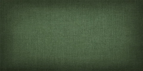 Fototapeta premium A vintage green canvas fabric texture features an aged and rough textile material with a grunge patterned backdrop perfect for artistic design