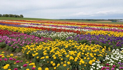 Fototapeta premium field of tulips