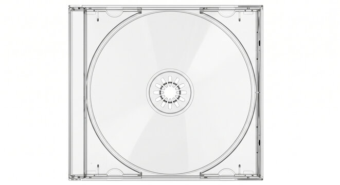 Empty Clear Plastic CD Jewel Case