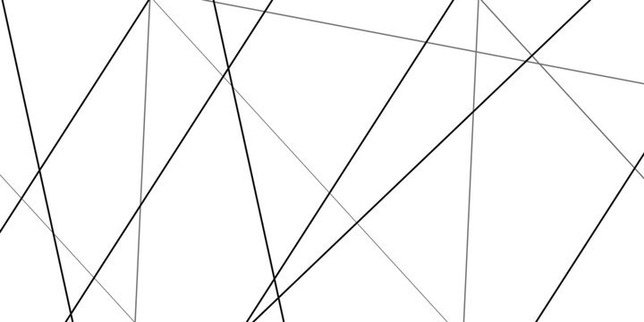 Random geometric line pattern on a transparent background. Random line low poly pattern. abstract seamless line vector. Random chaotic lines abstract geometric patterns of modern design.