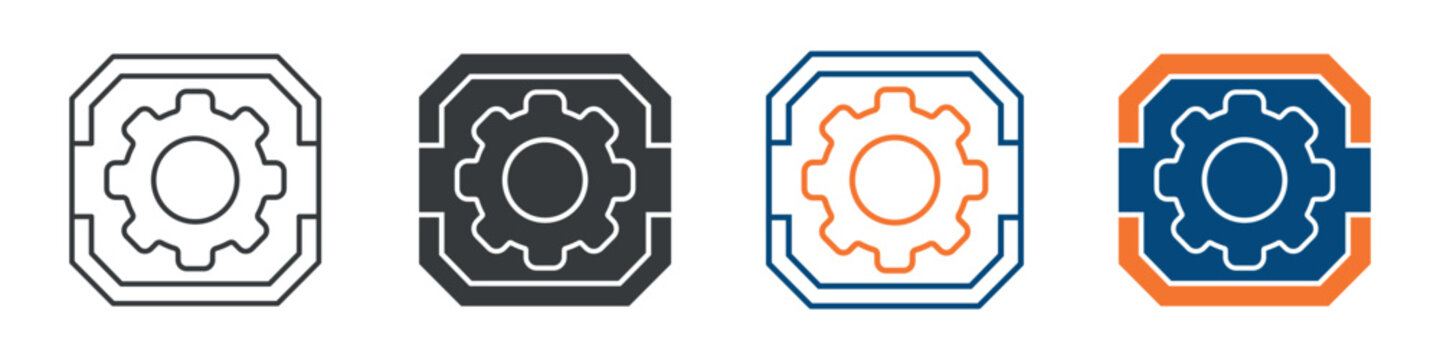 Titanium Icon Set Multiple Style Collection
