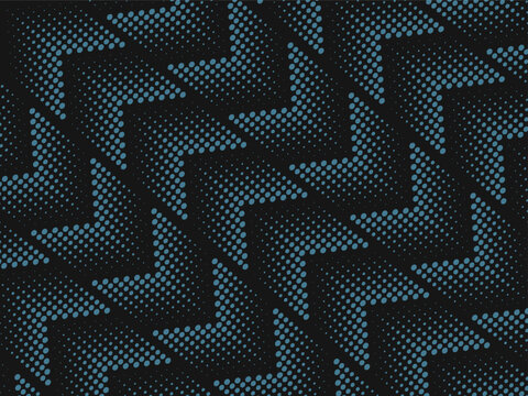 Seamless halftone hexagon shape dot pattern vector, Geometric Halftone Abstract pattern for Fabric and textile printing, sport jersey texture, wrapping paper, backdrops and packaging