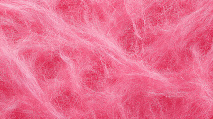 Obraz premium Macro close up of pink fiberglass insulation batt with soft tangled fibrous strands
