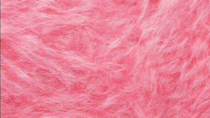 Obraz premium Macro of pink fiberglass insulation with a soft fuzzy fur-like fibrous surface