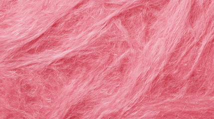Fototapeta premium Full frame macro of pink fiberglass insulation showing flowing soft wispy fiber strands