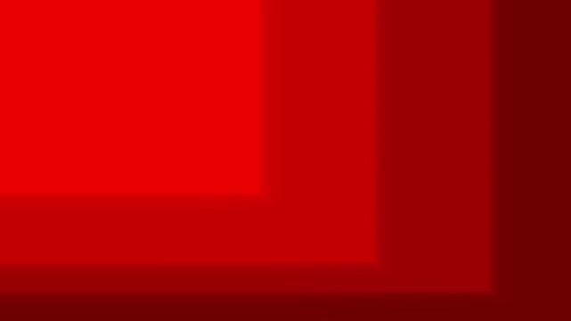 Red gradient square frame background animation with soft glow and minimal modern design