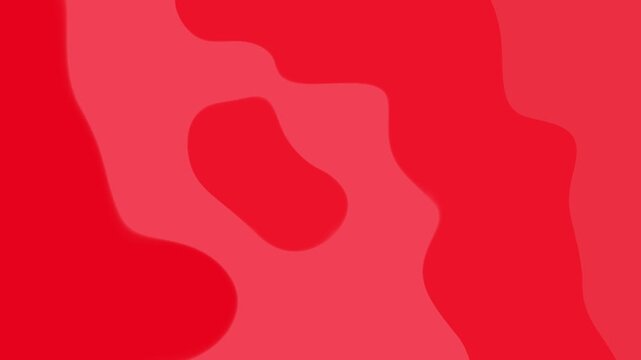Red and pink background with undulating organic shapes in a seamless motion