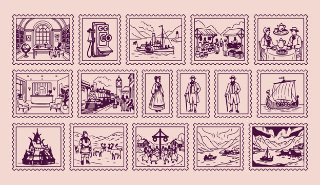 Minimal, vector, line art, historical technology, nostalgic objects, vintage icons, isolated white background
historical, technology, nostalgic, vintage, retro, object, antique, classic, communication