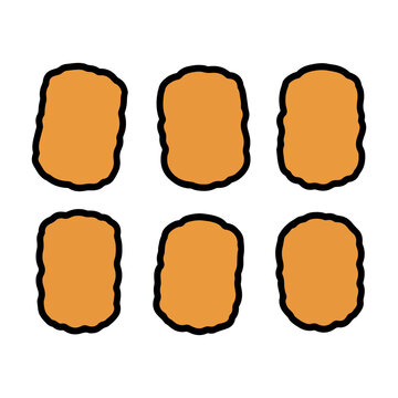 Tater tot  vector tater tot Vector bundle tater tot  vector illustration lineart 
