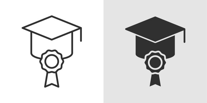 Academic Excellence Icon representing outstanding educational performance and academic achievement.