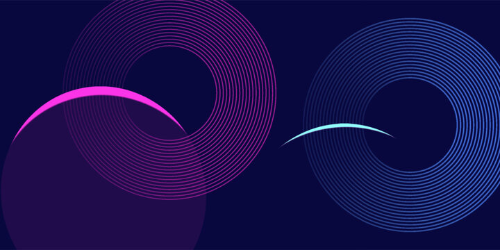Abstract background with flowing lines. Dynamic waves. Vector illustration.
