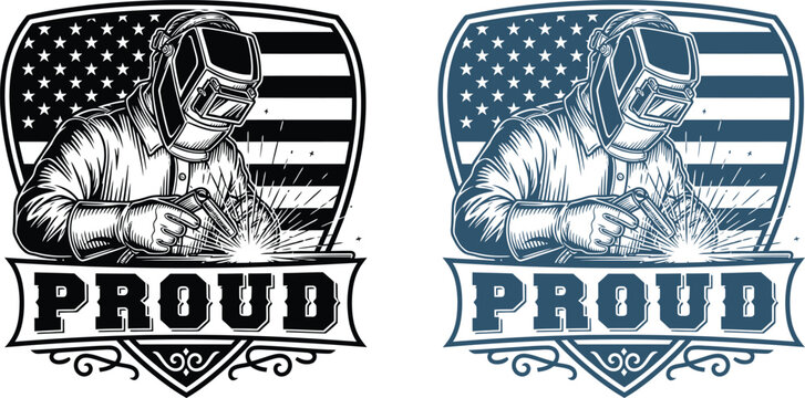 Labor day 250 years anniversary proud american worker tribute